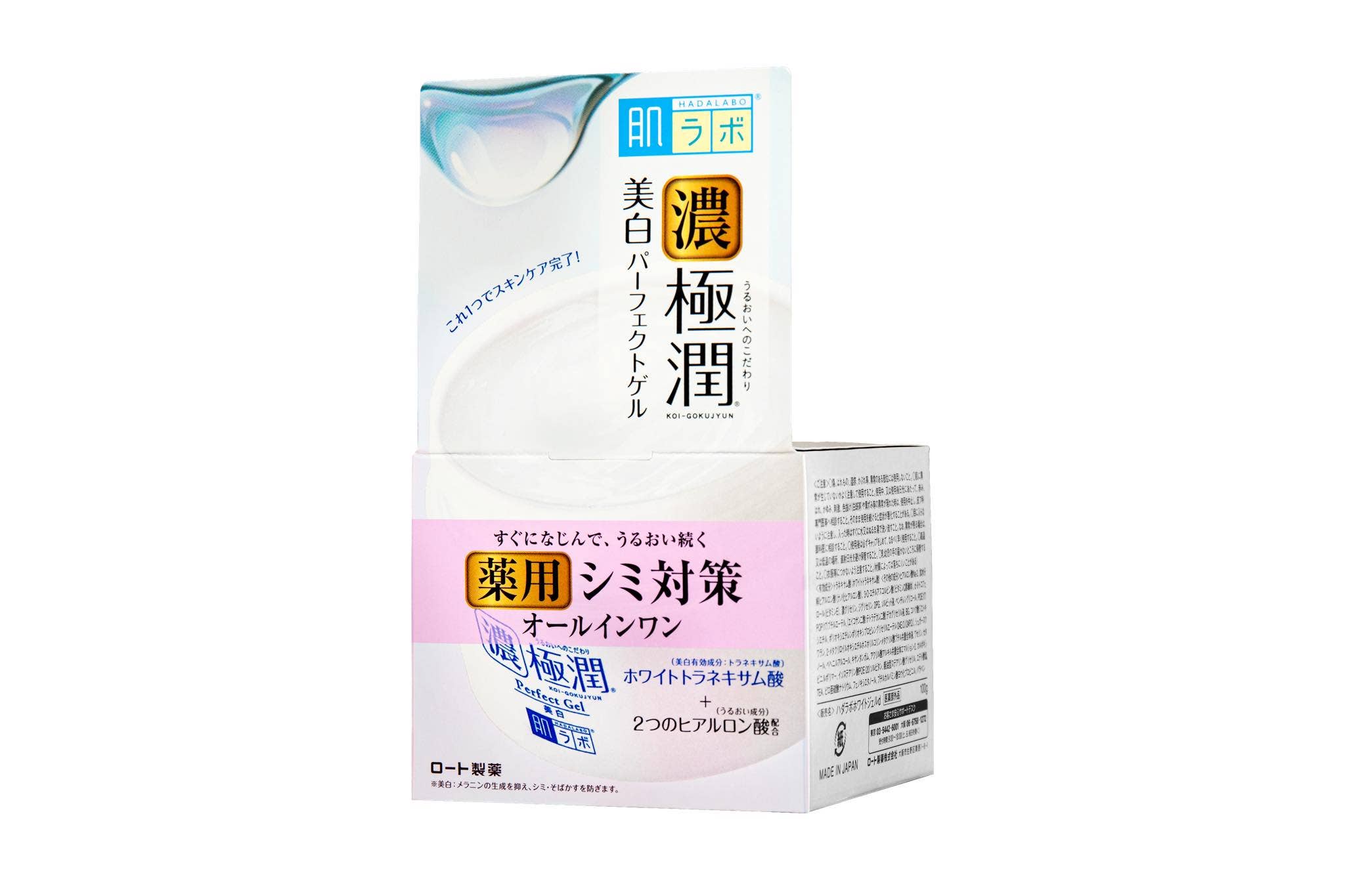 Gel dưỡng trắng Hada Labo Koi-Gokujyun Whitening Perfect Gel của Rohto