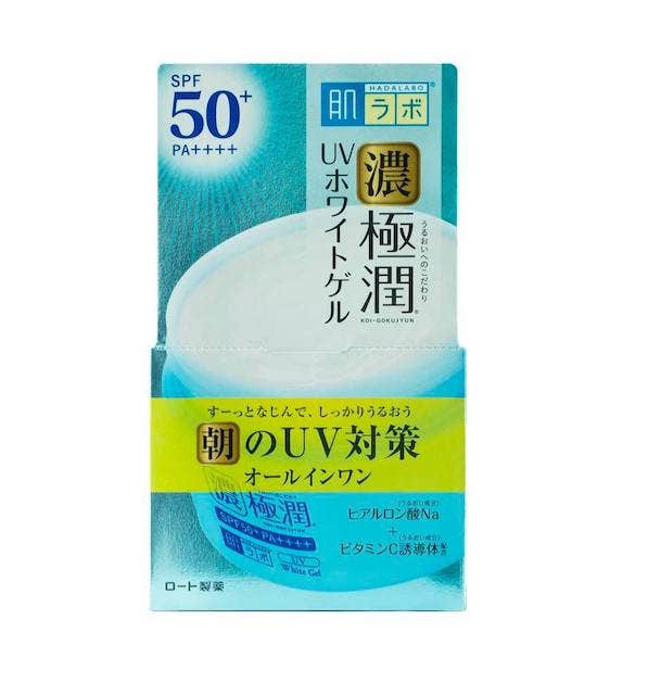 Kem dưỡng ẩm chống nắng ban ngày Hada Labo Koi-Gokujyun UV White Gel SPF50+ PA++++ 