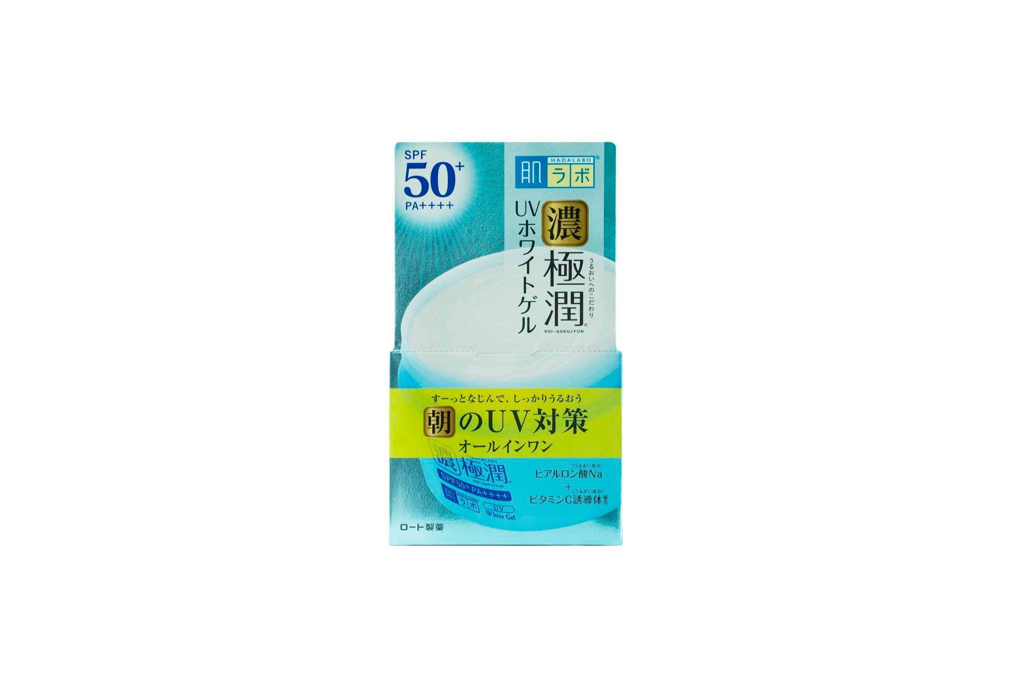 Kem dưỡng ẩm chống nắng ban ngày Hada Labo Koi-Gokujyun UV White Gel SPF50+ PA++++ 