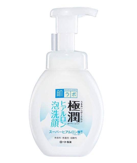 Bọt rửa mặt dưỡng ẩm Hada Labo Gokujyun Moisturizing Foaming Wash của Rohto