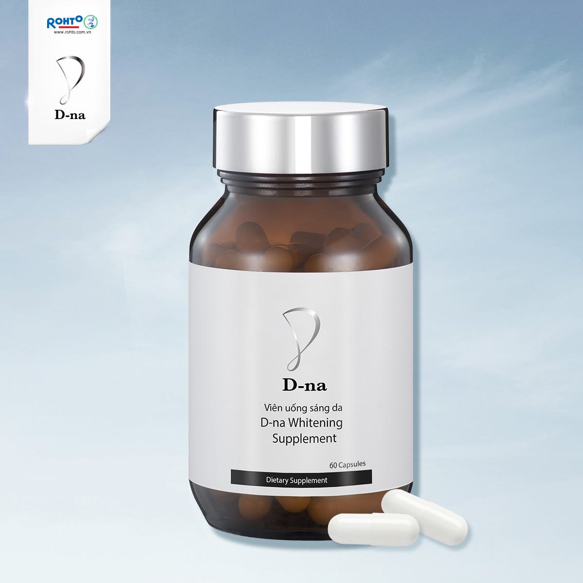 Viên uống sáng da D-na Whitening Supplement