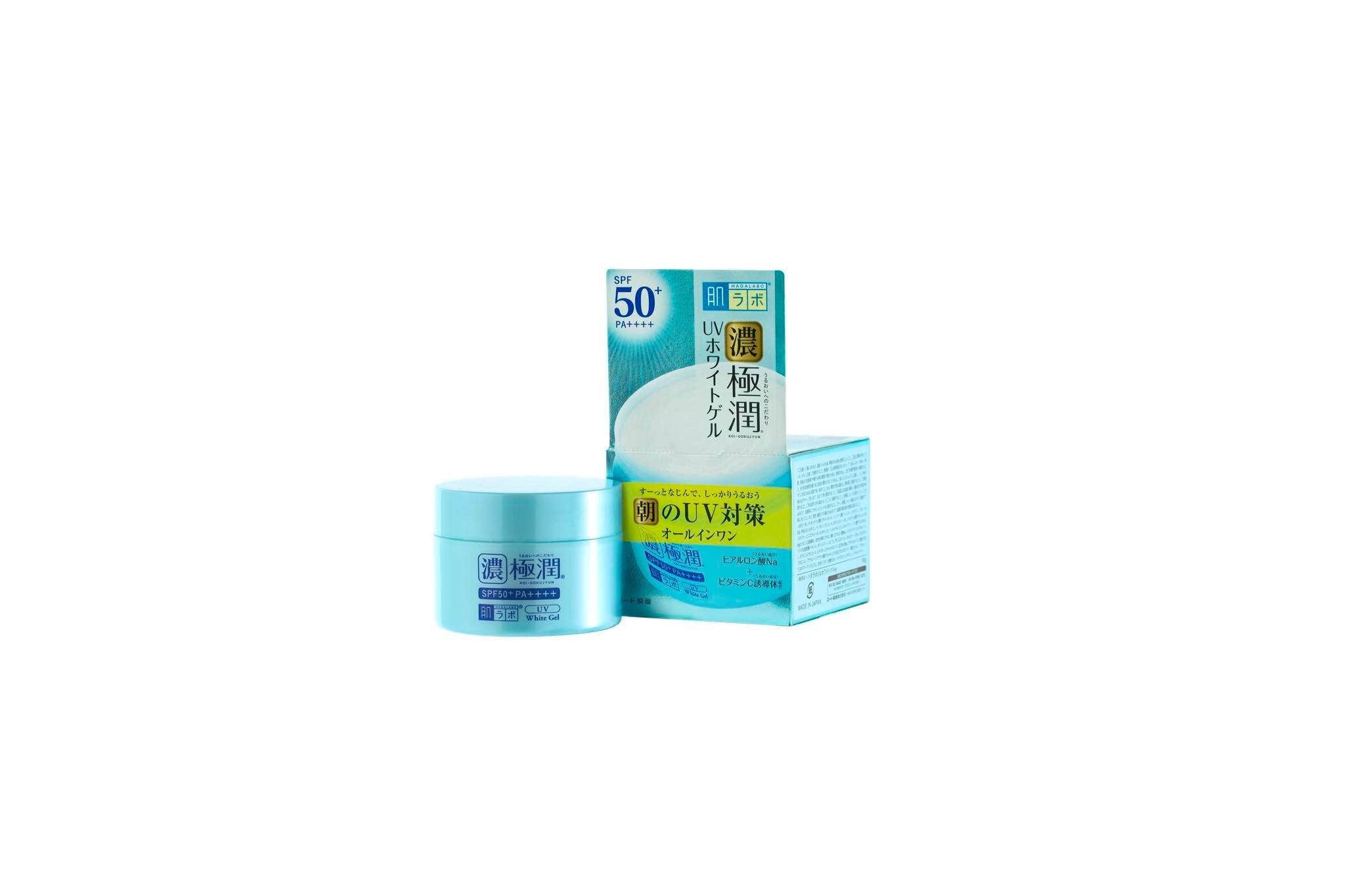 Koi-Goku jyun UV White Gel SPF50+ PA++++ là kem dưỡng ẩm chống nắng trong top 10 mỹ phẩm Nhật Bản được yêu thích